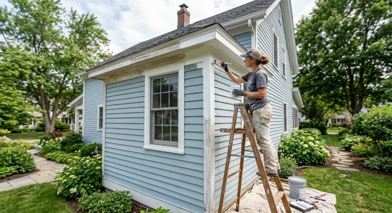 Exterior Trim Painting