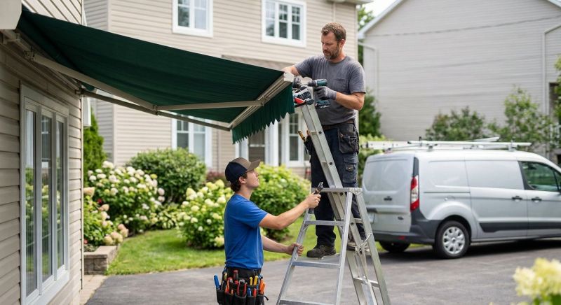 Fabric Awnings Installation