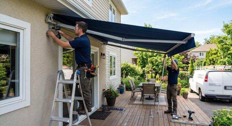Fabric Awnings Installation