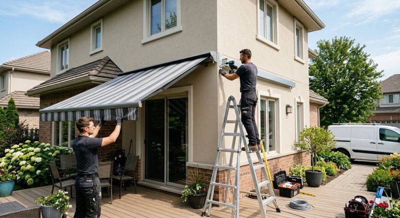 Fabric Awnings Installation