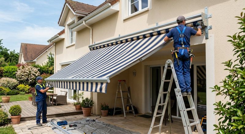 Fabric Awnings Installation