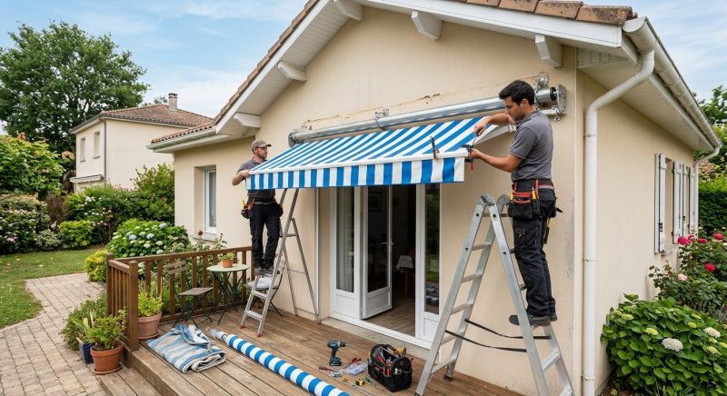 Fabric Awnings Installation
