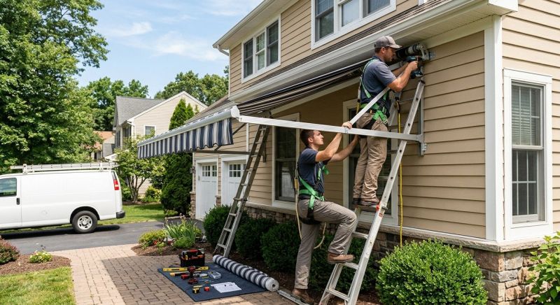 Fabric Awnings Installation