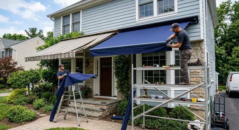 Fabric Awnings Installation