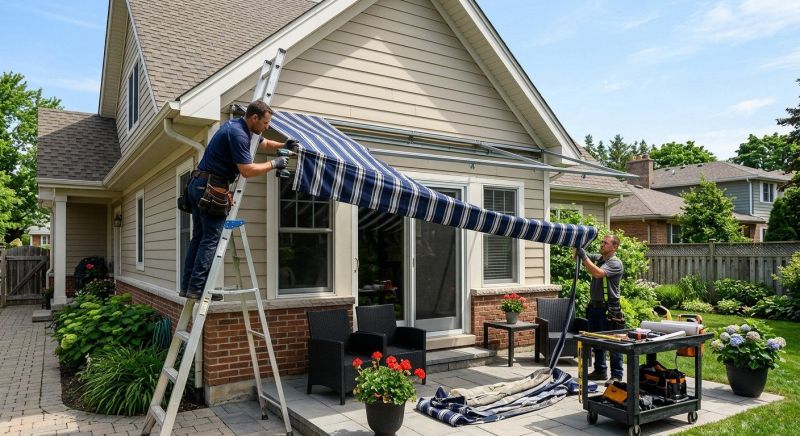 Fabric Awnings Installation
