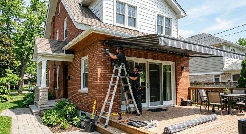 Fabric Awnings Installation