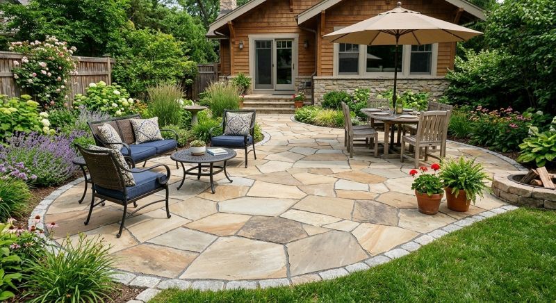 Flagstone Installation