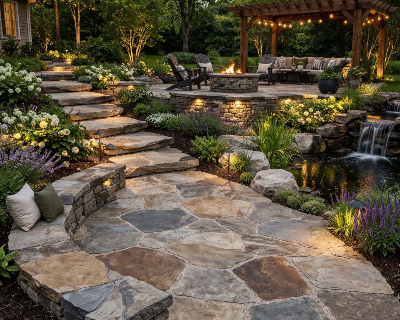Flagstone Installation