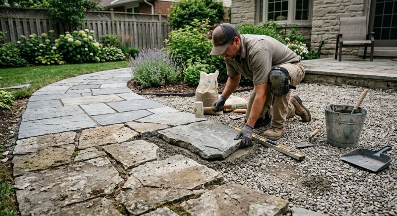 Flagstone Installation
