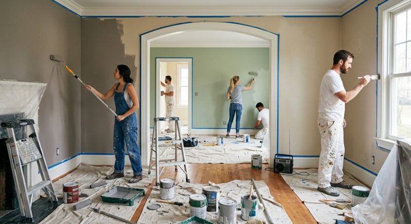Interior Painting 5 To 6 Rooms