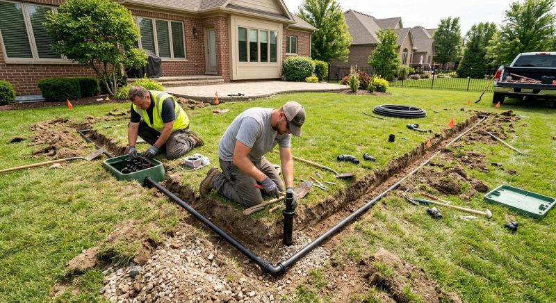 Lawn Sprinklers Installation