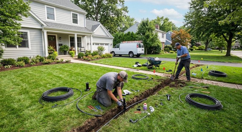 Lawn Sprinklers Installation