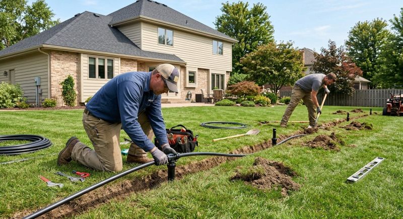 Lawn Sprinklers Installation