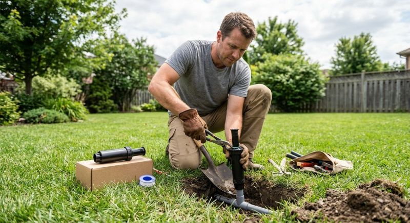 Lawn Sprinklers Installation