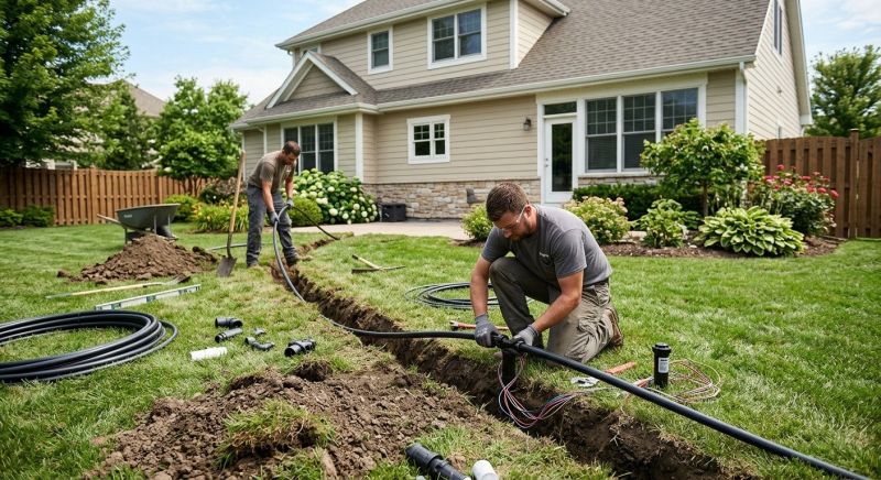 Lawn Sprinklers Installation