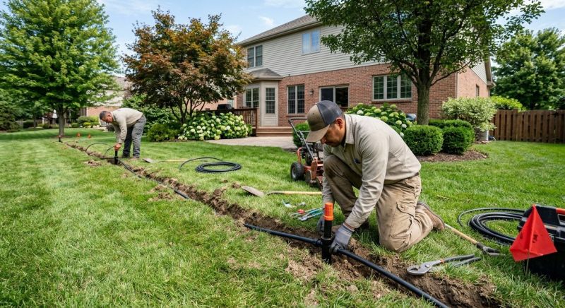 Lawn Sprinklers Installation
