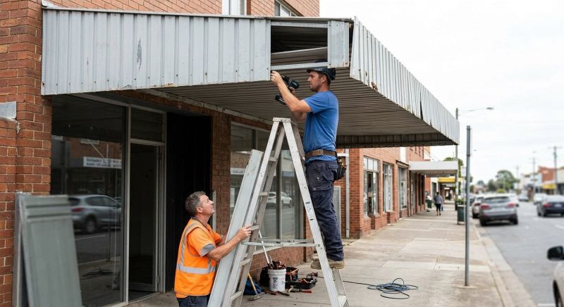 Metal Awning Repair