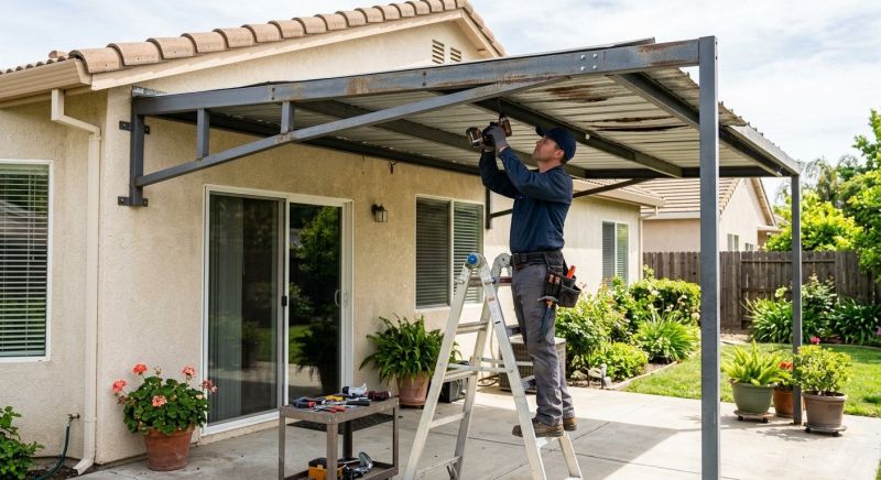 Metal Awning Repair