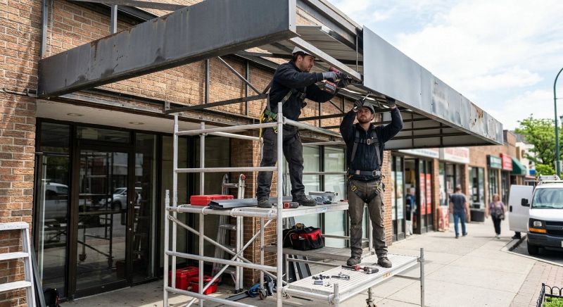 Metal Awning Repair