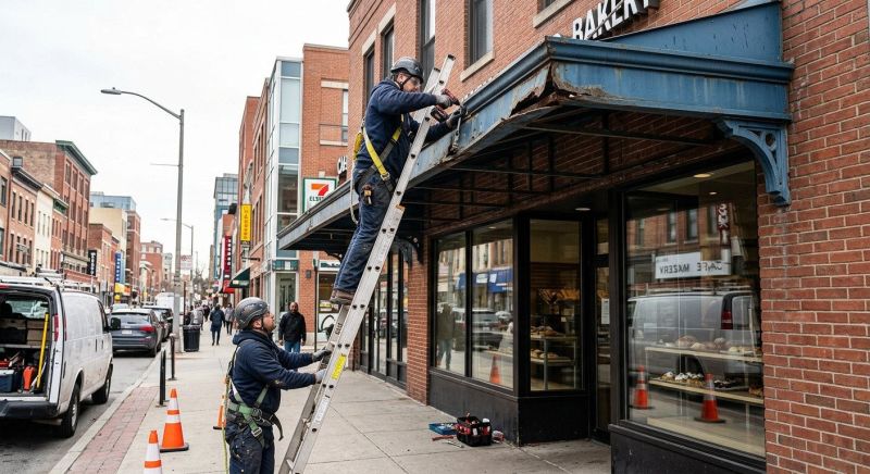 Metal Awning Repair