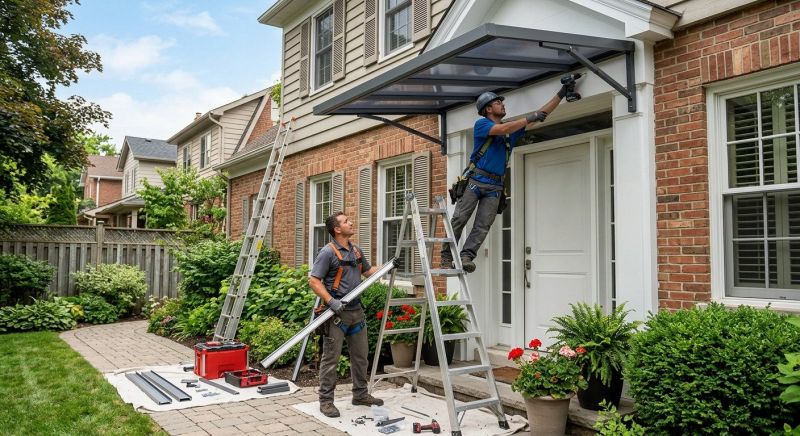 Metal Awnings Installation