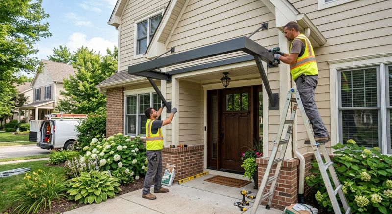 Metal Awnings Installation
