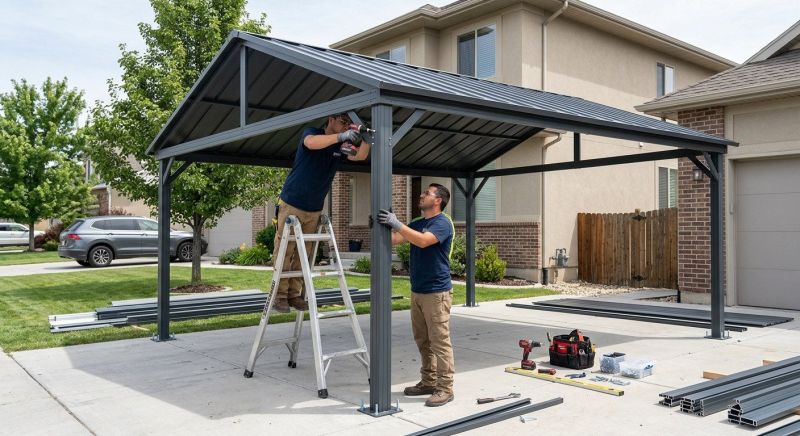 Metal Carport Installation