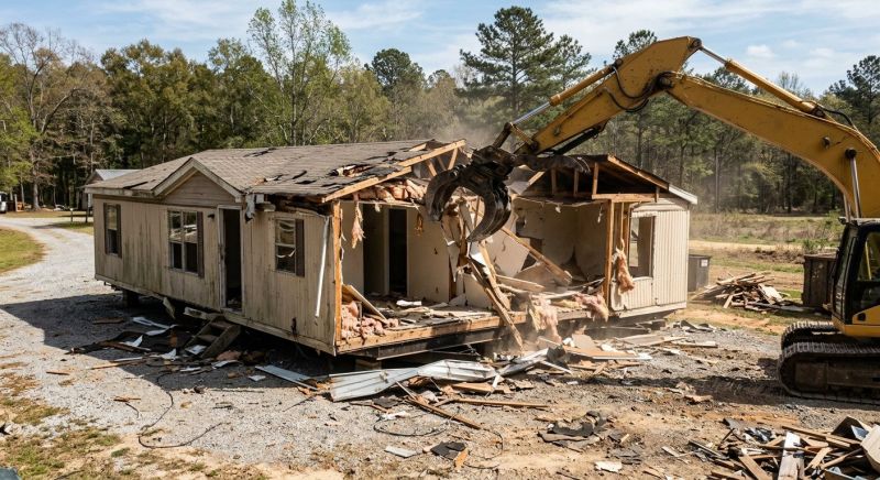 Mobile Home Demolition