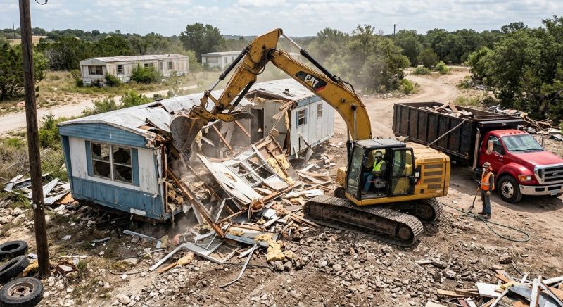 Mobile Home Demolition