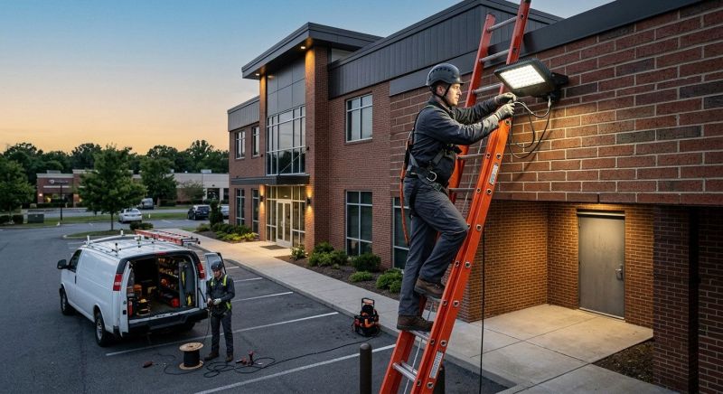 Outdoor Lighting Installation