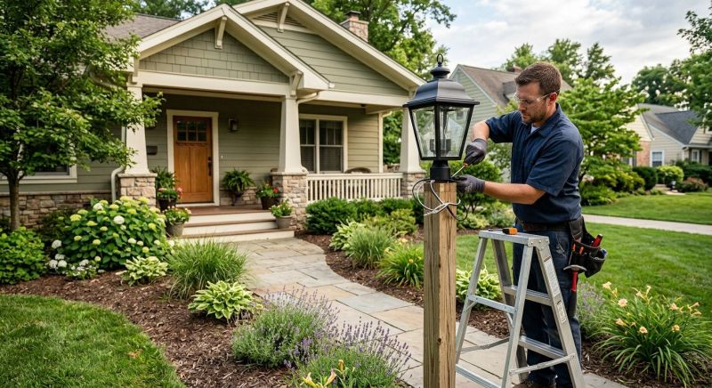 Outdoor Lighting Installation
