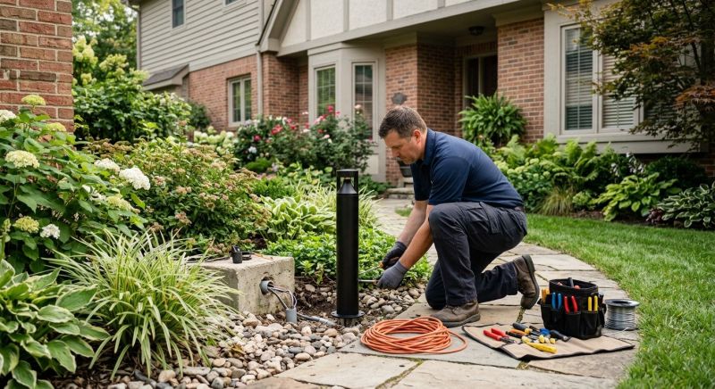 Outdoor Lighting Installation