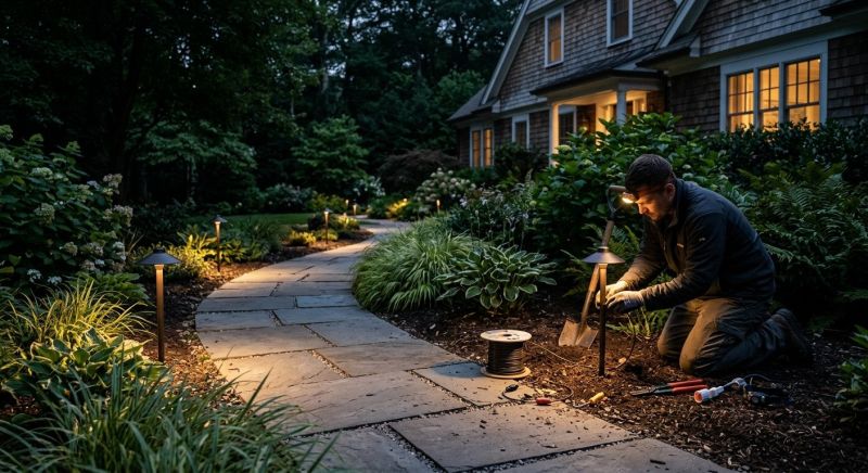 Outdoor Lighting Installation