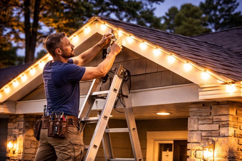 Permanent Outdoor Lighting Installation
