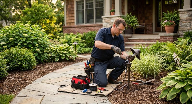 Permanent Outdoor Lighting Repair