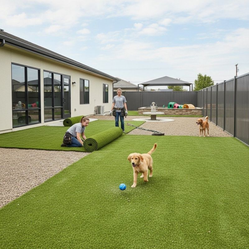 Pet Turf Installation