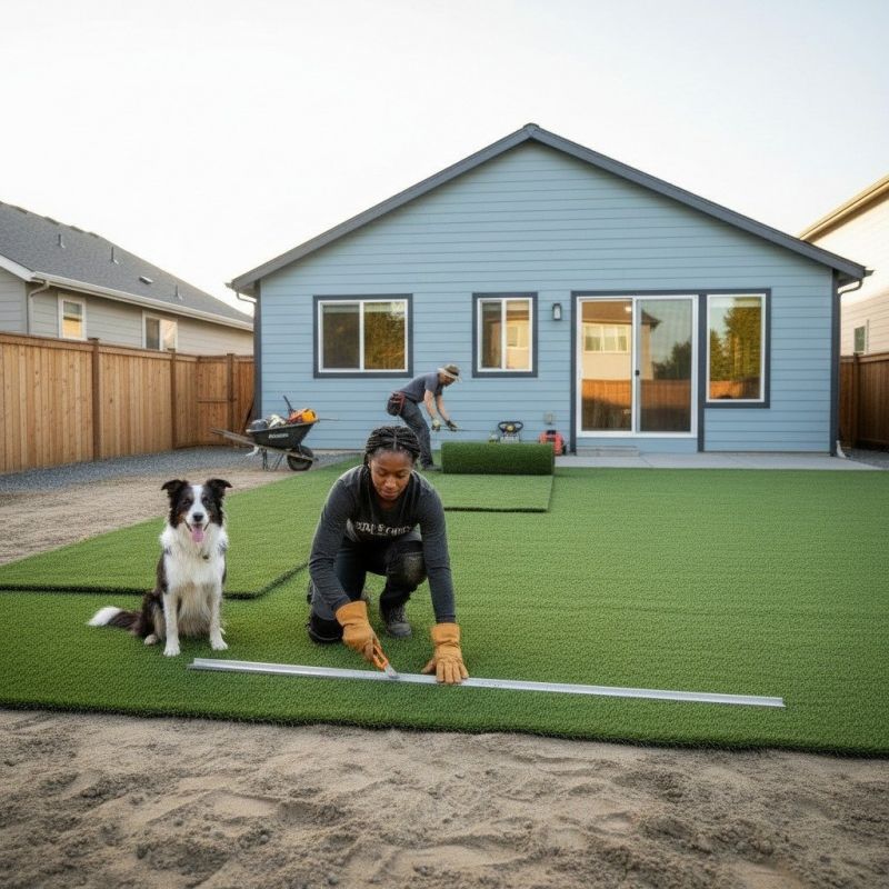 Pet Turf Installation