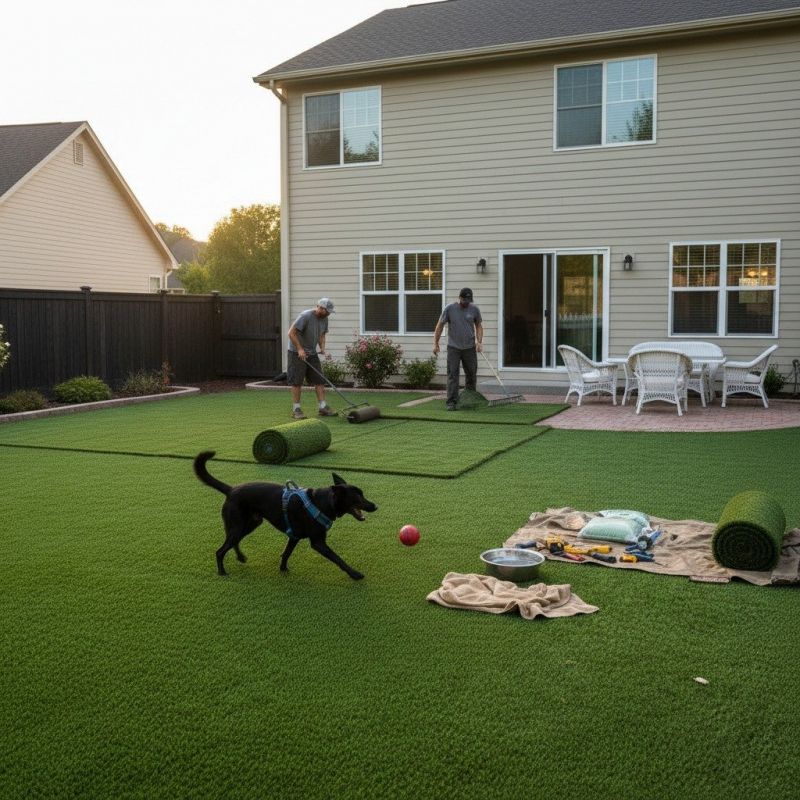 Pet Turf Installation