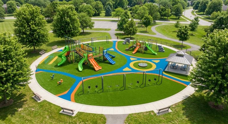 Playground Turf Installation
