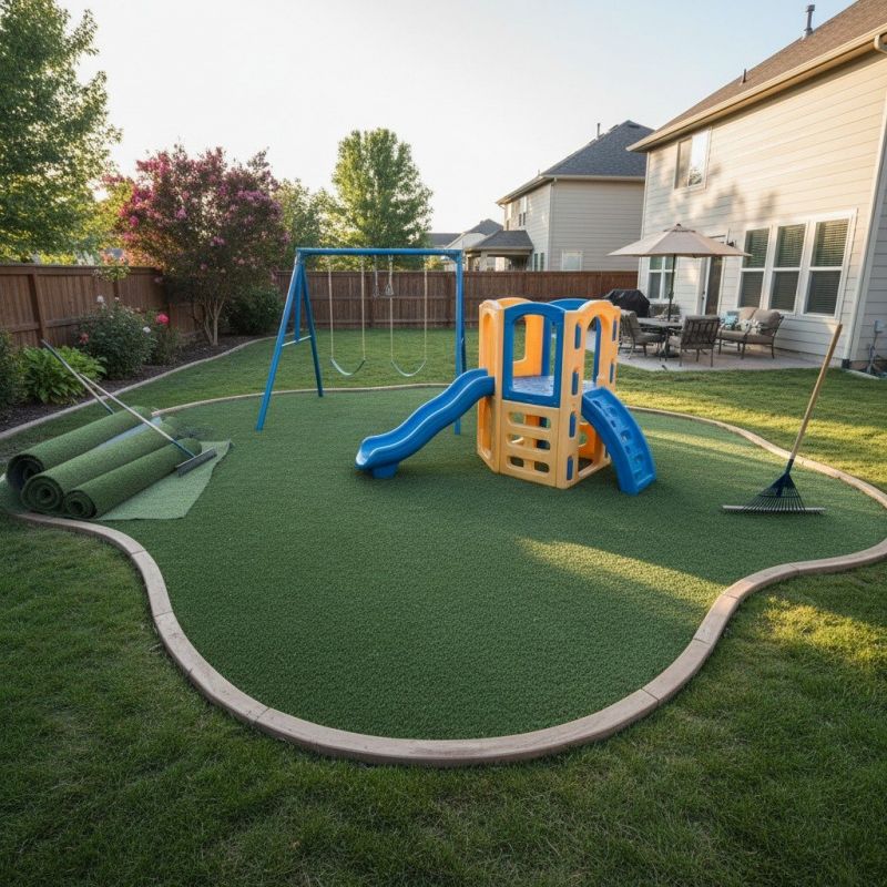 Playground Turf Installation