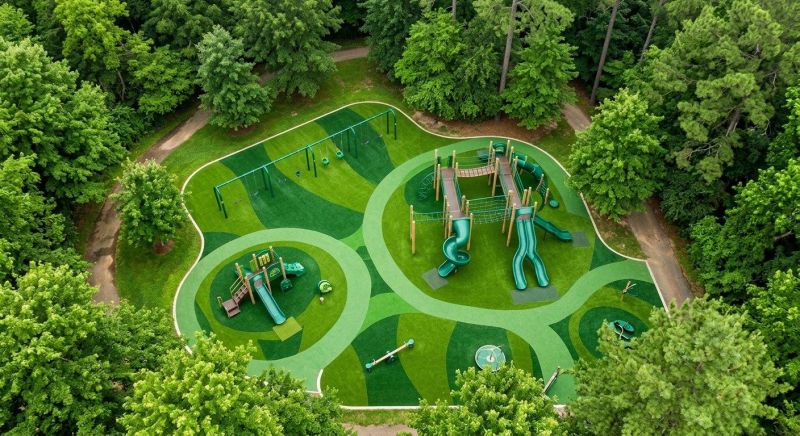 Playground Turf Installation