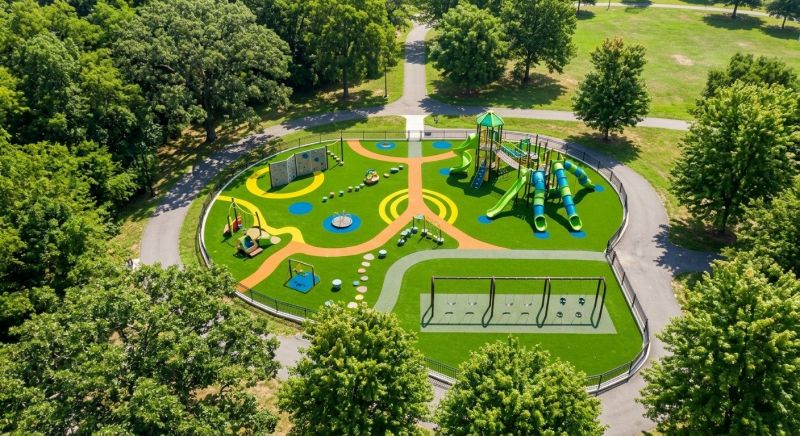 Playground Turf Installation