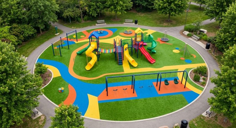 Playground Turf Installation
