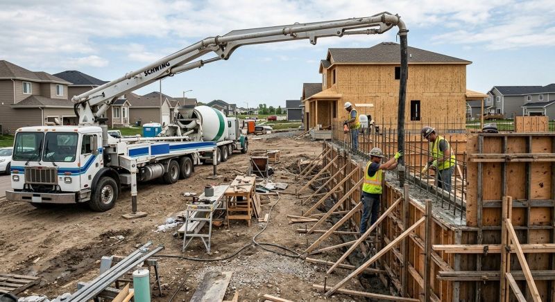 Poured Concrete Walls Installation