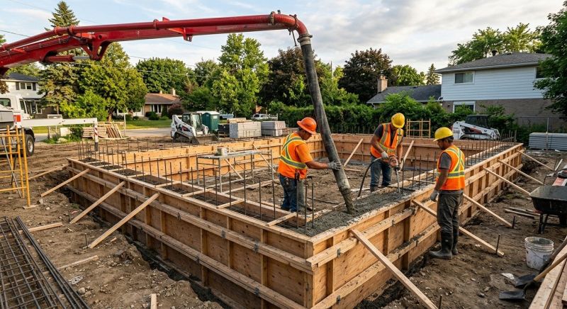 Poured Concrete Walls Installation