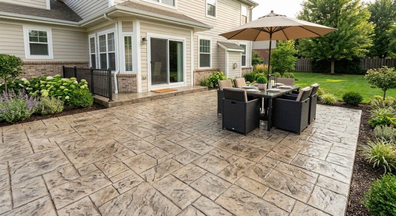 Stamped Concrete Installation