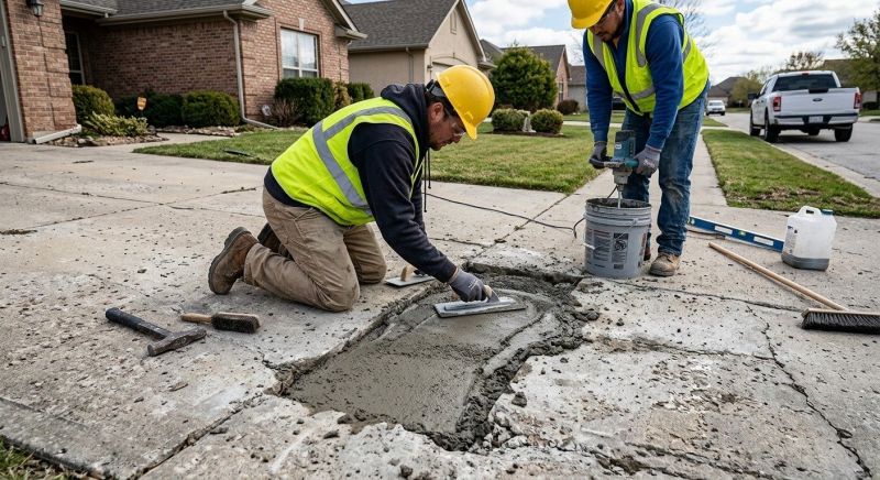 Stamped Concrete Repair