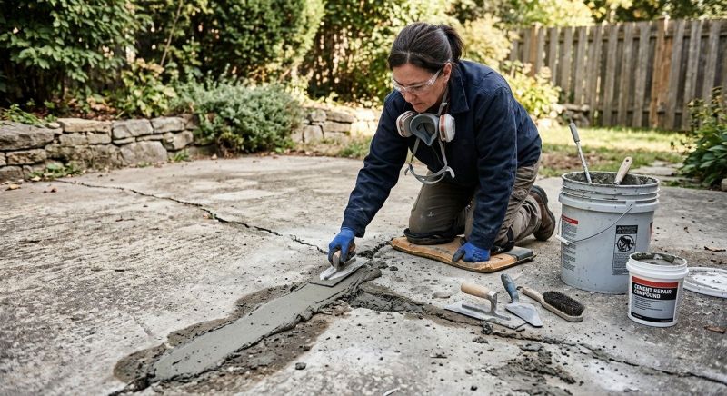 Stamped Concrete Repair