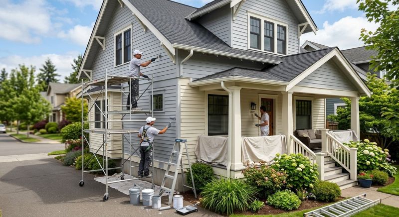 Whole House Exterior Painting