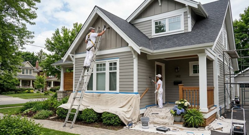 Whole House Exterior Painting